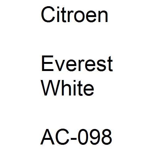 Citroen, Everest White, AC-098.